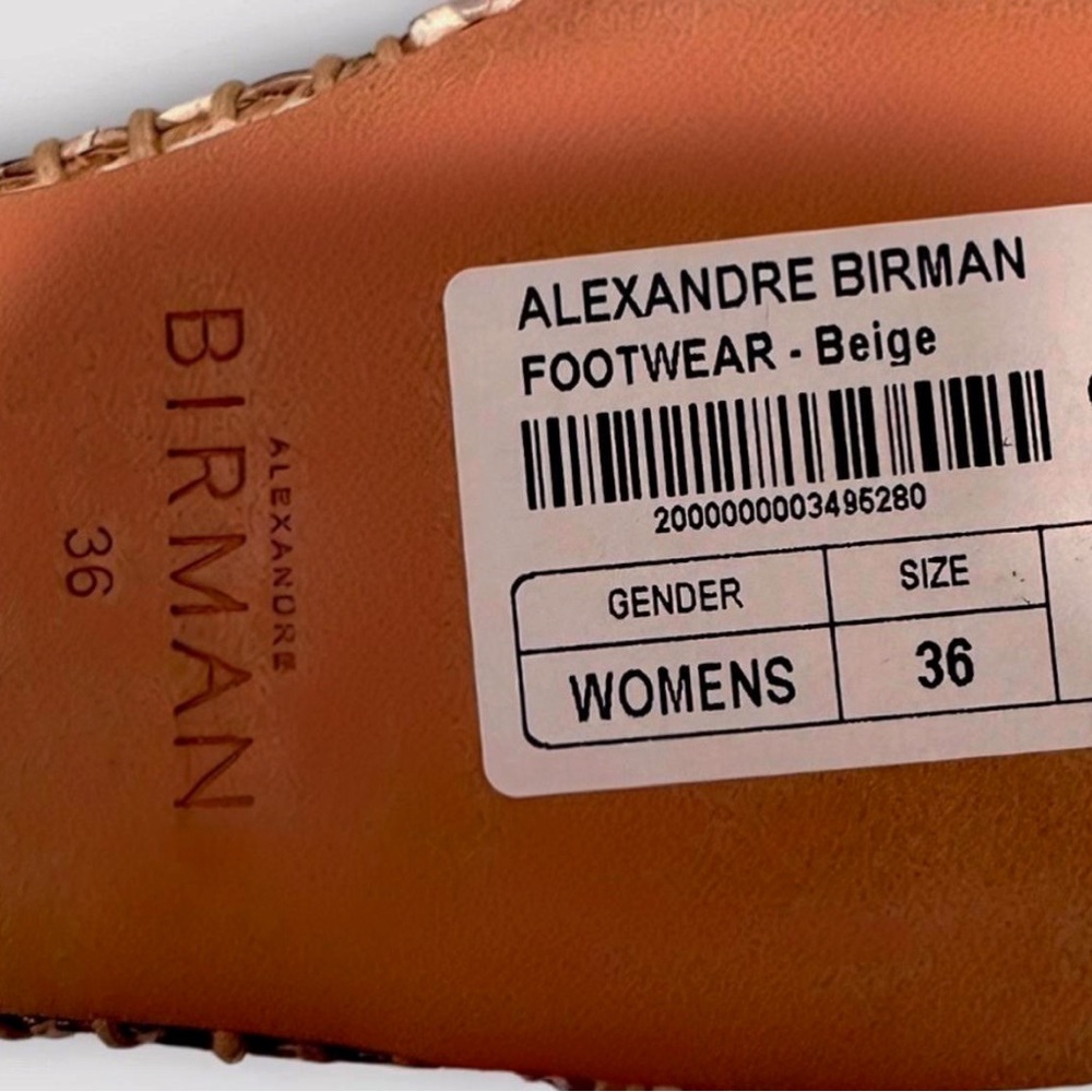 Alexandre Birman Python Snakeskin Espadrille Flat… - image 5